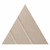 Wall-Mounted SoundSorb Acoustic Panels 12" Arrow Triangle Beige High Density Polyester
