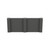 12' x 5' Dark Gray Simple Block Wall Kit