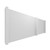 EverPanel 11' x 5' Wall Kit - White With White Trim