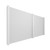 EverPanel 10' x 7' Wall Kit - White With White Trim