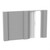 11' x 7' Wall Kit w/ Door - Light Gray