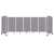 Room Divider 360 Folding Portable Partition - 19'6" x 6' - Cloud Gray Fabric - White Frame