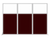 Work Station Screen - 99" x 70" W/ Window - Cranberry Fabric - White Frame
