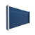EverPanelÂ® 9' x 5' Wall Kit - Dark Blue SoundSorbª With White Trim