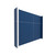 EverPanelÂ® 7' x 6' Wall Kit - Dark Blue SoundSorbª With White Trim