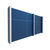 EverPanelÂ® 11' x 6' Wall Kit - Dark Blue SoundSorbª With White Trim