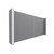 EverPanel 8' x 4' Wall Kit - Dark Gray SoundSorb With White Trim