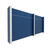 EverPanelÂ® 10' x 5' Wall Kit - Light Blue SoundSorbª With White Trim