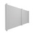 EverPanel 12' x 7' Wall Kit - Marble Gray SoundSorb With White Trim