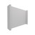 EverPanel 5' x 4' Wall Kit - Marble Gray SoundSorb With White Trim