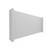EverPanel 8' x 4' Wall Kit - Marble Gray SoundSorb With White Trim