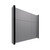 EverPanel 6' x 6' Wall Kit - Dark Gray SoundSorb With Black Trim