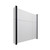 EverPanel 5' x 6' Wall Kit - Marble Gray SoundSorb With Black Trim