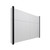 EverPanelÂ® 7' x 6' Wall Kit - Marble Gray SoundSorbª With Black Trim