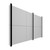 EverPanel 11' x 8' Wall Kit - White With Black Trim
