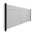 EverPanel 9' x 5' Wall Kit - White With Black Trim