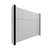 EverPanel® 7' x 6' Wall Kit - White With Black Trim
