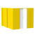 EverBlock 8' x 10' x 7' L-Shaped Wall Kit w/ Door - Yellow