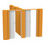 EverBlock 10' x 12' x 7' T-Shaped Wall Kit w/ 2 Doors - Orange