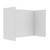EverPanel 10' x 4'3" x 7' Trade Show Booth Kit - White With White Frame