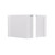 EverPanel 8'3" x 8'6" x 7' L-Shaped Wall Kit w/ Door - Dark Blue SoundSorb With White Trim