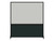 DivideWrite Portable Whiteboard Partition 6' x 6' Forest Green Fabric - Black Trim