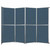 Operable Wall™ Folding Room Divider 15'7" x 12'3" Caribbean Fabric - Black Trim