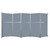 Operable Wall™ Folding Room Divider 19'6" x 10'3/4" Powder Blue Fabric - Black Trim