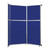 Operable Wall™ Folding Room Divider 7'11" x 10'3/4" Royal Blue Fabric - White Trim