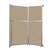 Operable Wall™ Folding Room Divider 7'11" x 10'3/4" Rye Fabric - White Trim
