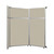 Operable Wall™ Folding Room Divider 7'11" x 8'5-1/4" Sand Fabric - White Trim