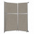 Operable Wall™ Folding Room Divider 7'11" x 10'3/4" Warm Pebble Fabric - White Trim