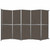 Operable Wall™ Folding Room Divider 19'6" x 12'3" Mocha Fabric - White Trim