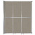 Operable Wall™ Sliding Room Divider 9'9" x 12'3" Warm Pebble Fabric - Black Trim