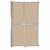 Operable Wall™ Sliding Room Divider 6'10" x 12'3" Beige Fabric - White Trim