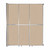 Operable Wall™ Sliding Room Divider 9'9" x 12'3" Beige Fabric - White Trim