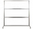 MediPanel Portable Divider 6' x 6' Clear Window With Wheels - White Trim