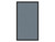 Portable and Acoustic Partition Hush Panel Configurable Cubicle Partition 2' x 4' Powder Blue Fabric Black Trim