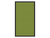 Portable and Acoustic Partition Hush Panelª Configurable Cubicle Partition 2' x 4' Lime Green Fabric Black Trim