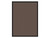 Portable and Acoustic Partition Hush Panelª Configurable Cubicle Partition 3' x 4' Mocha Fabric Black Trim