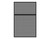 Portable and Acoustic Partition Hush Panelª Configurable Cubicle Partition 4' x 6' Charcoal Gray Fabric Black Trim