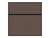 Portable and Acoustic Partition Hush Panelª Configurable Cubicle Partition 6' x 6' Mocha Fabric Black Trim