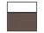 Portable and Acoustic Partition Hush Panelª Configurable Cubicle Partition 6' x 6' W/ Window Mocha Fabric Clear Window Black Trim