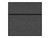 Portable and Acoustic Partition Hush Panelª Configurable Cubicle Partition 6' x 6' Cloud Gray Fabric Black Trim