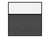 Portable and Acoustic Partition Hush Panelª Configurable Cubicle Partition 6' x 6' W/ Window Cloud Gray Fabric Frosted Window Black Trim