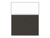 Portable and Acoustic Partition Hush Panelª Configurable Cubicle Partition 5' x 6' W/ Window Mocha Fabric Clear Window White Trim