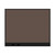 Configurable Acoustic Cubicle Partition Electric Hush Panel‚ 5' x 4' Mocha Fabric Black Trim