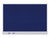 Configurable Acoustic Cubicle Partition Electric Hush Panel‚Äö√ë¬¢ 6' x 4' Royal Blue Fabric White Trim