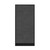 Configurable Acoustic Cubicle Partition Electric Hush Panel‚ 3' x 6' Cloud Gray Fabric Black Trim