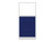 Configurable Acoustic Cubicle Partition Electric Hush Panel‚Äö√ë¬¢ 3' x 6' W/Window Royal Blue Fabric Clear Window White Trim